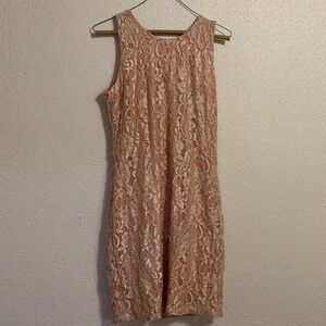Sam Edelman Lace Mini Dress - Soft Pink